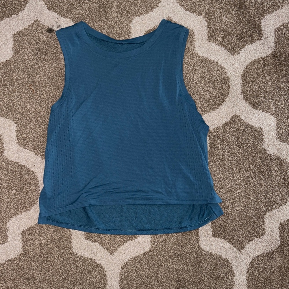 Sleeveless Blue Women's Top